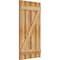 Ekena Millwork Spaced Board-n-Batten Shutters w/Z-Bar, Rough Sawn Western Red Cedar, 23W x 43H, PR RBS06Z23X043RWR - alternate 3